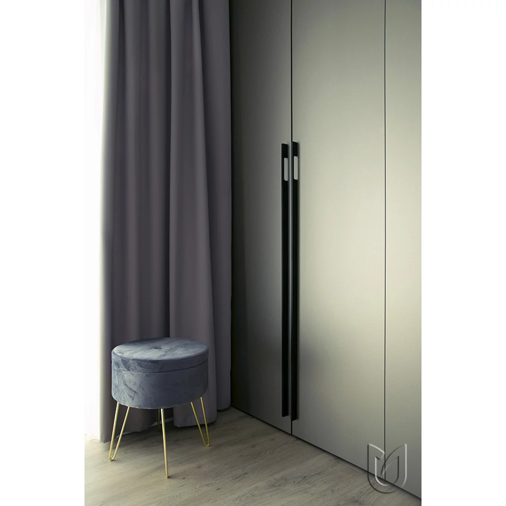 Kép 3/5 - TULIP fogantyú Kira 480 fekete matt