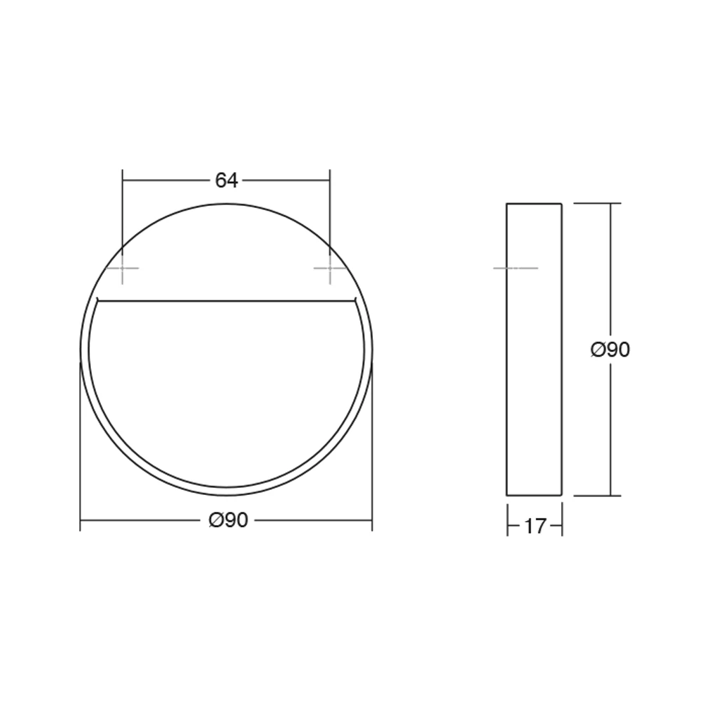 Kép 4/4 - Fogantyú  Viefe BAU  64mm, fém, csiszolt arany