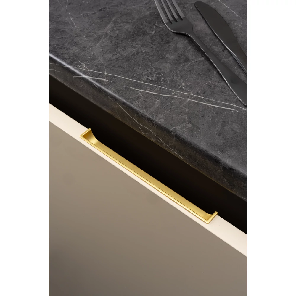 Kép 3/4 - Fogantyú  Viefe HIDE   64mm, fém, csiszolt arany