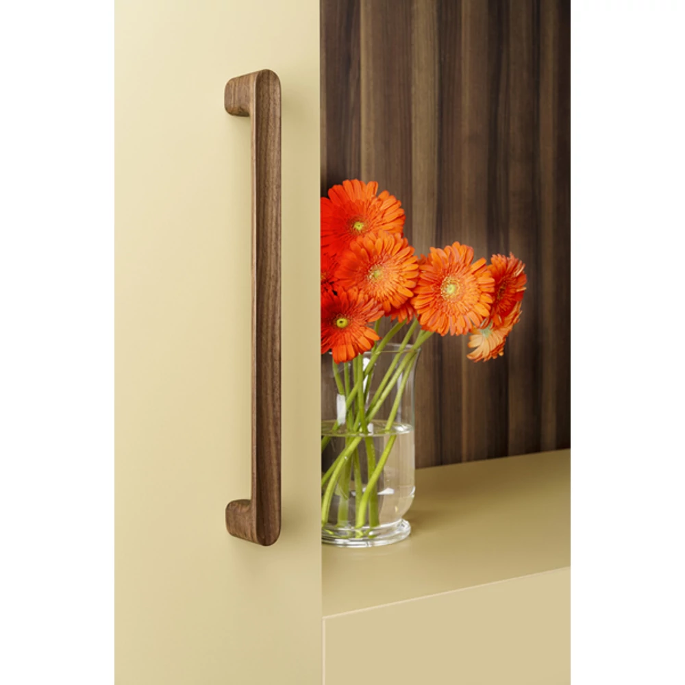 Kép 9/10 - Fogantyú  Viefe LUV WOOD kétoldalról szerelhető szett  384mm, fa, dió