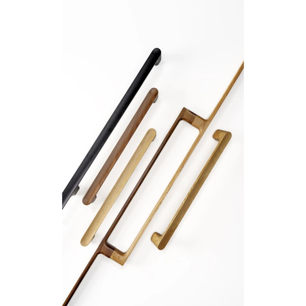 Kép 10/10 - Fogantyú  Viefe LUV WOOD kétoldalról szerelhető szett  384mm, fa, dió