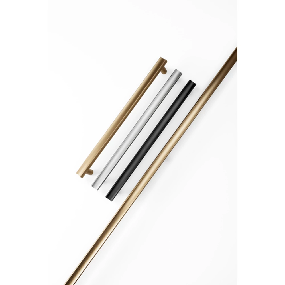 Kép 9/9 - Fogantyú  Viefe MOON kétoldalról szerelhető szett  384mm, alumínium, csiszolt fekete