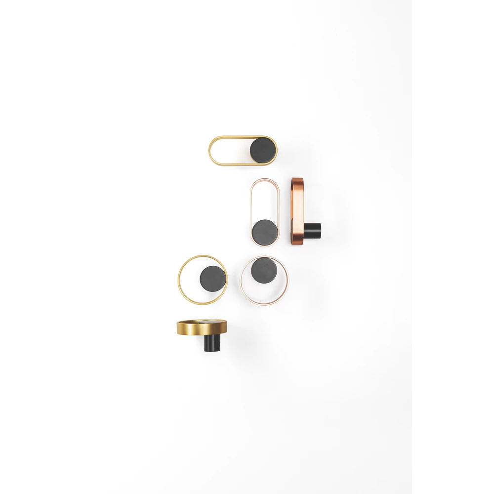 Kép 2/4 - Fogas  Viefe ORBIT   75mm, fém, fekete + vörösréz EI