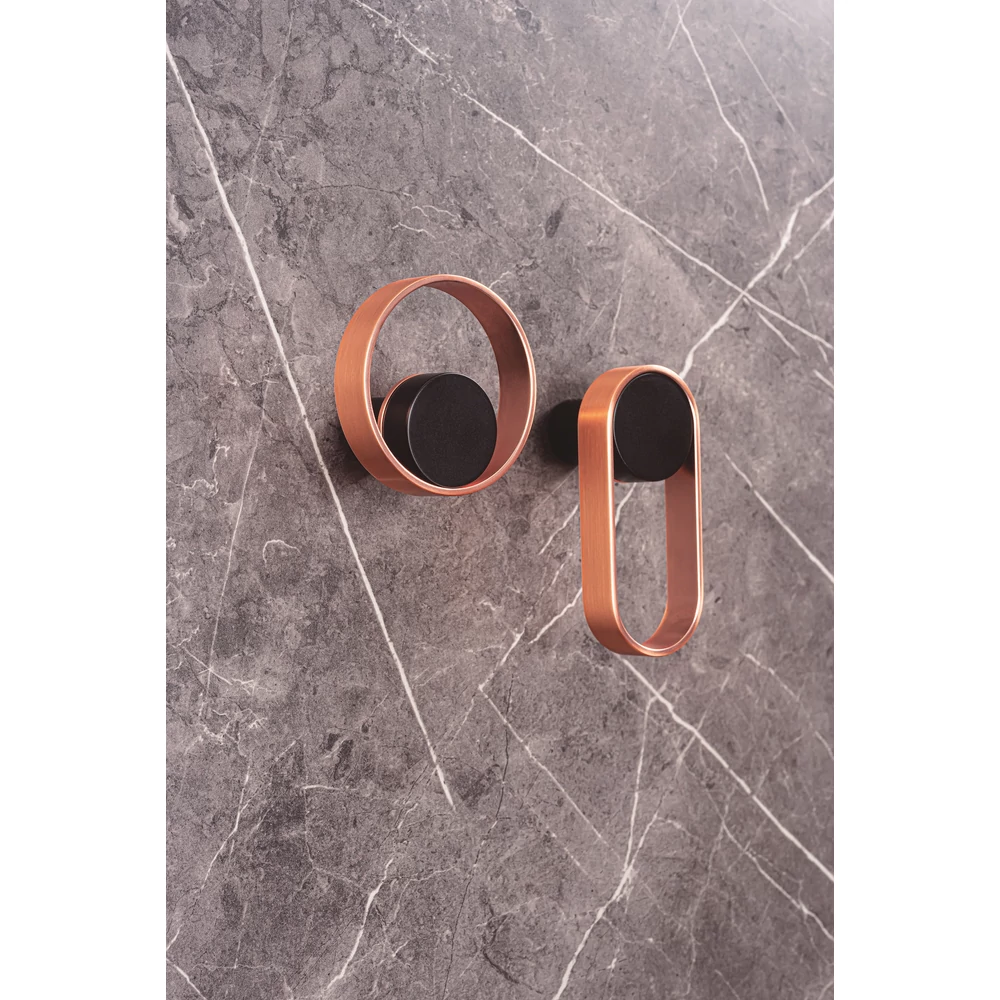 Kép 3/4 - Fogas  Viefe ORBIT   75mm, fém, fekete + vörösréz EI