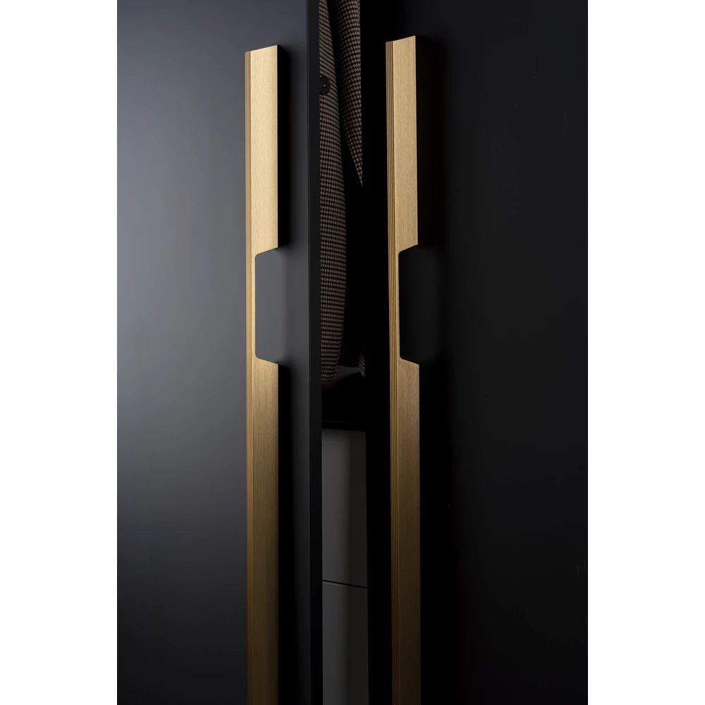 Kép 4/7 - Fogantyú  Viefe RAIL  160mm, alumínium, csiszolt fekete