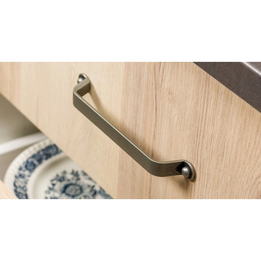 Kép 3/3 - Fogantyú  Viefe BUTTON  160mm, fém, antik sárgaréz