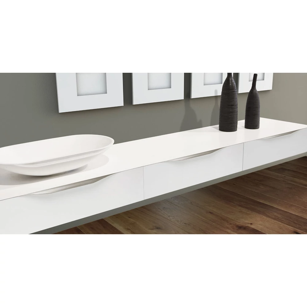 Kép 5/5 - Fogantyú  Viefe FORMA 22 élbe ültethető,  347mm, alumínium, szálcsiszolt