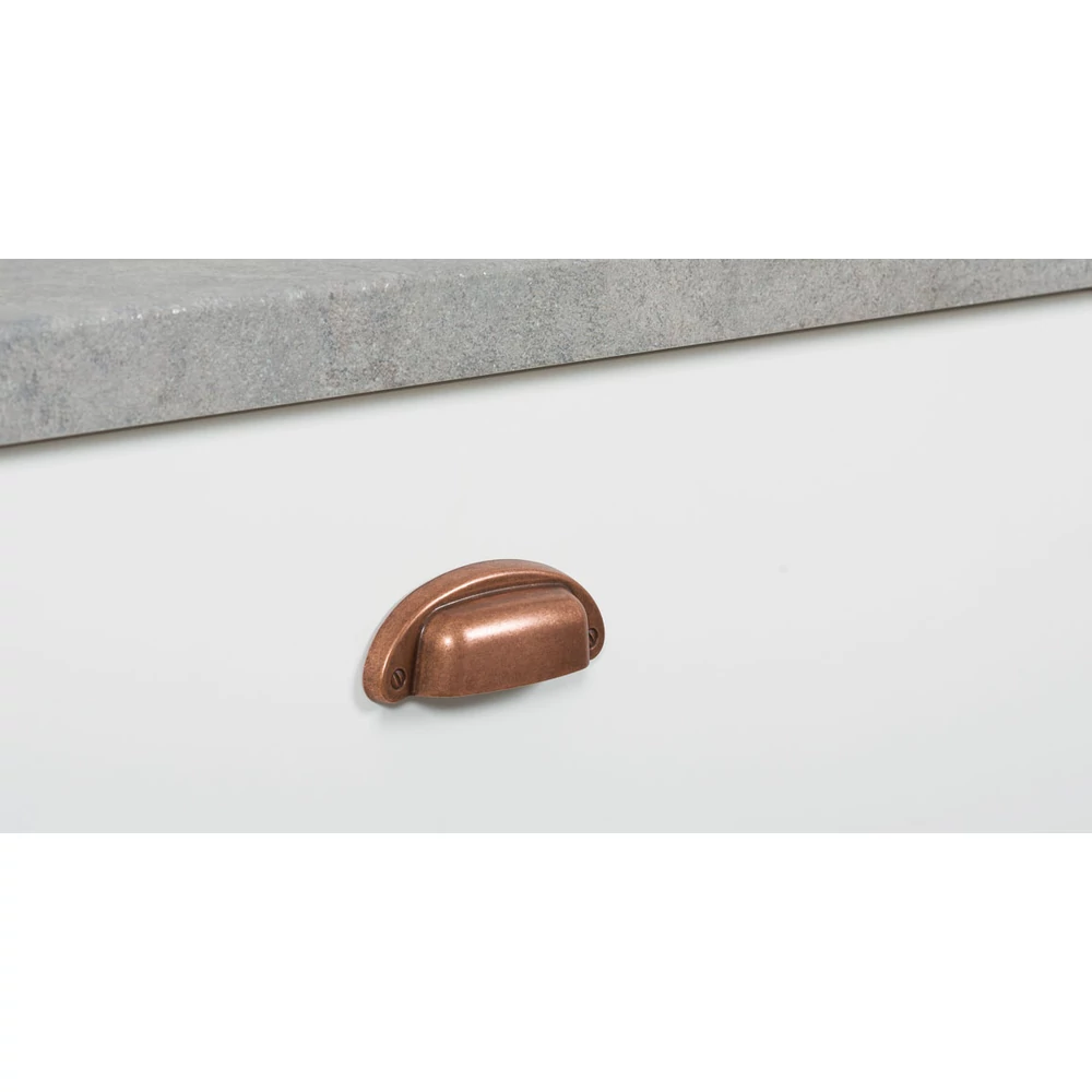 Kép 3/4 - Fogantyú  Viefe PETRA   64mm, fém, antik ezüst