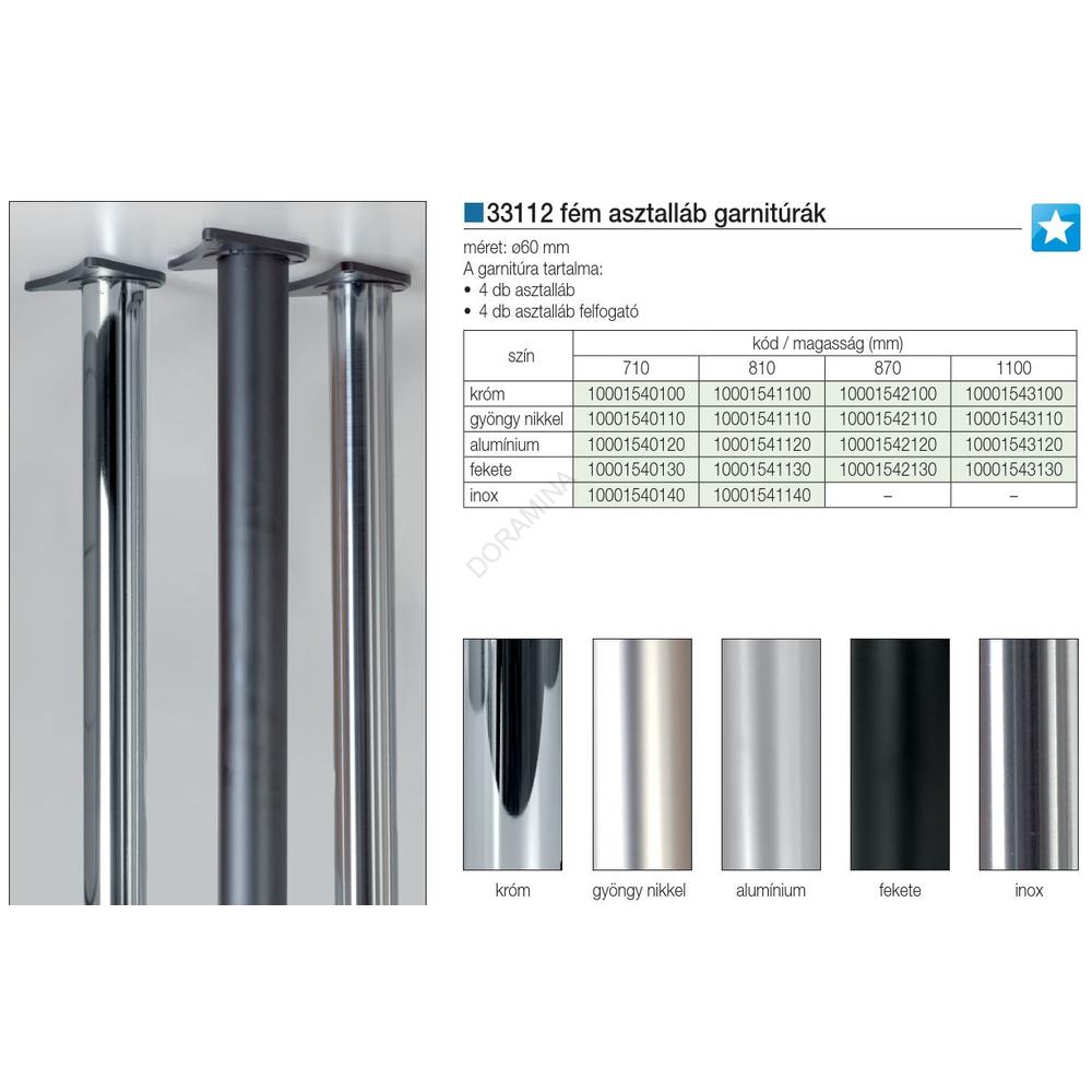 Kép 3/3 - ASZTALLÁB 33112 710mm átm:60mm ALUMÍNIUM