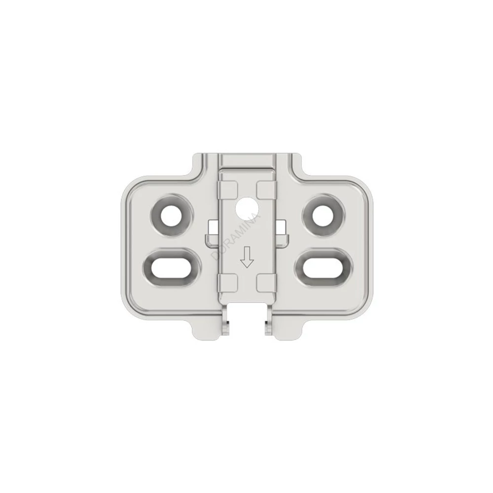 Kép 4/4 - PÁNTALÁTÉT FDS C82 KLIPPES, 0 mm QUATTRO RÖGZÍTÉSES CSAVAR NÉLKÜL NIKKEL