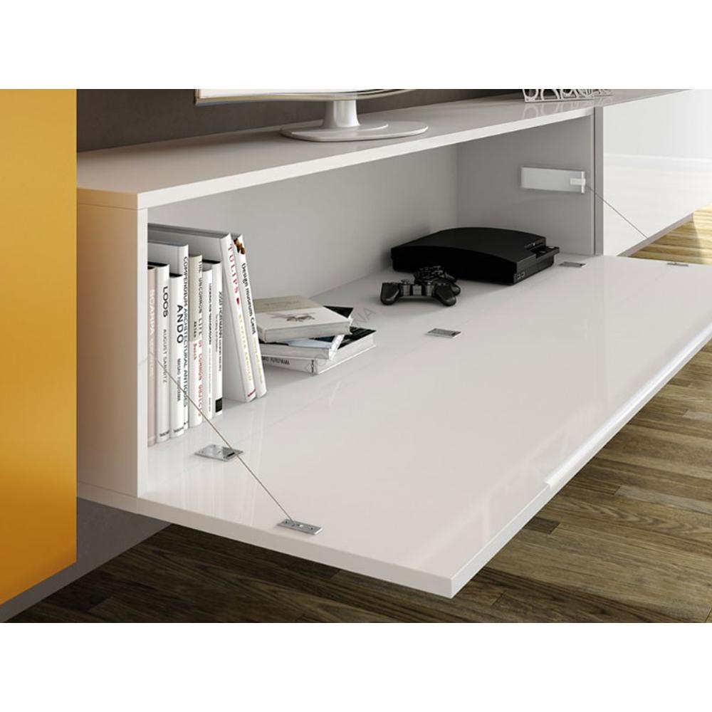 Kép 4/4 - EGYÉB LENYÍLÓ VASALAT LINK C0U262 CSILLAPÍTOTT 250-480mm; 1,4-3kg-ig FEHÉR-NIKKEL