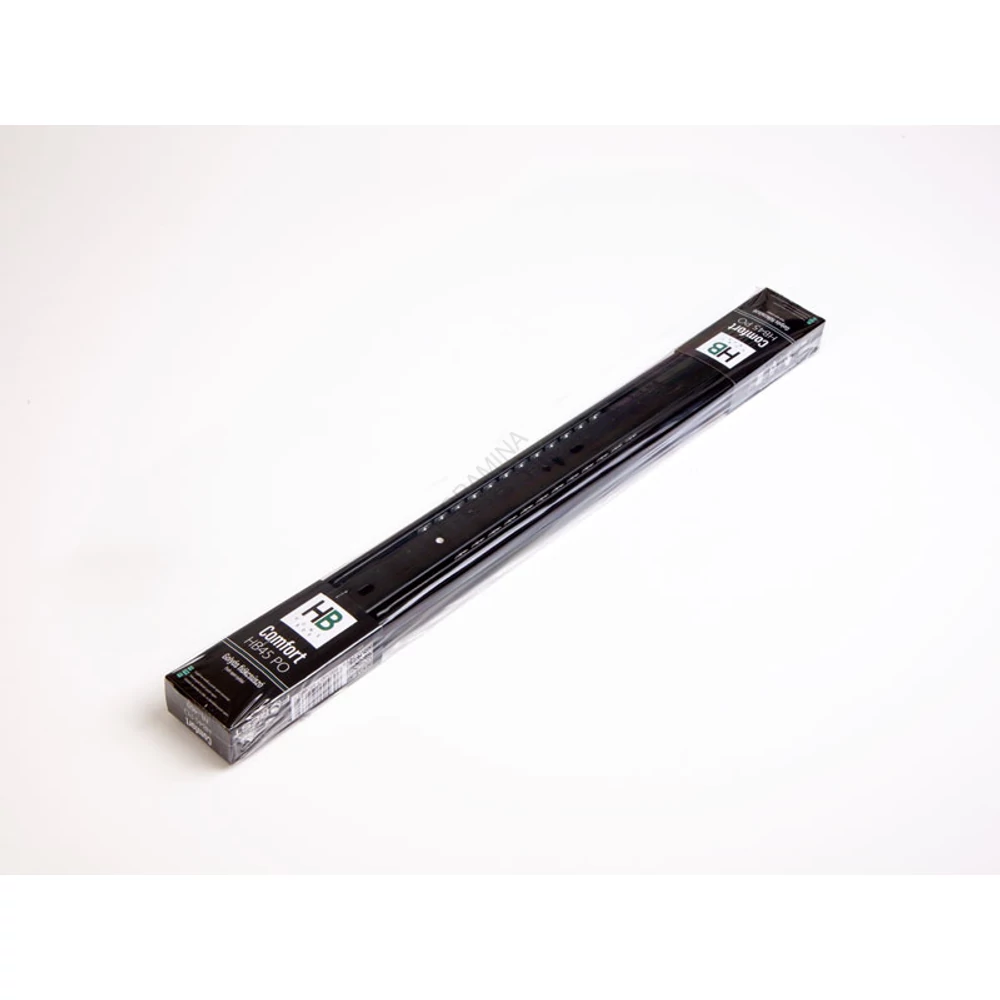 Kép 3/3 - GOLYÓS FIÓKCSÚSZÓ HOME BOX HB45 COMFORT PO BLACK 45mm PUSH-OPEN 350mm TEHERB.:35kg FEKETE
