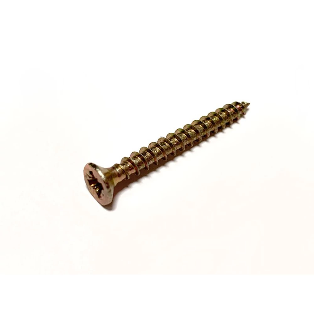 Kép 2/3 - FACSAVAR REISSER 3,5x33mm ACÉL, SÁRGÍTOTT, TÖVIGMENETES 1000db/doboz