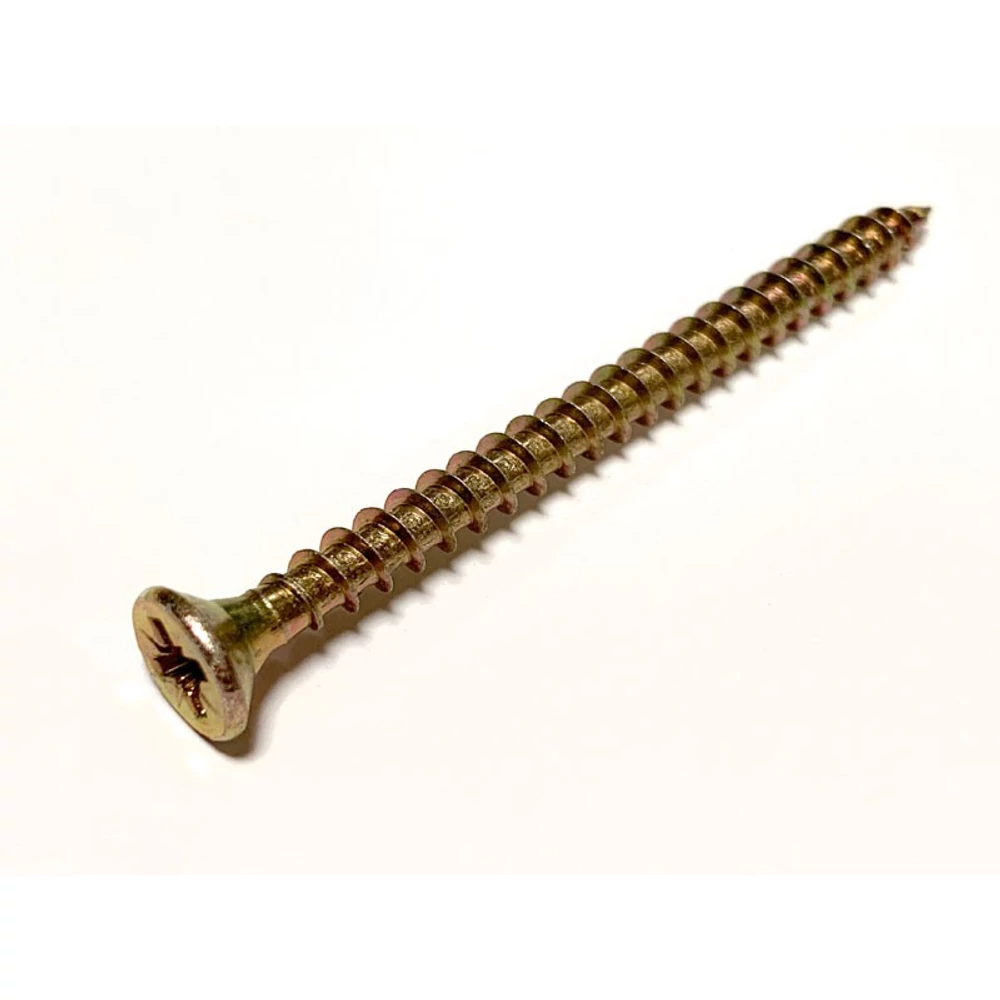 Kép 2/3 - FACSAVAR REISSER 4,5x60mm ACÉL, SÁRGÍTOTT, TÖVIGMENETES 200db/doboz