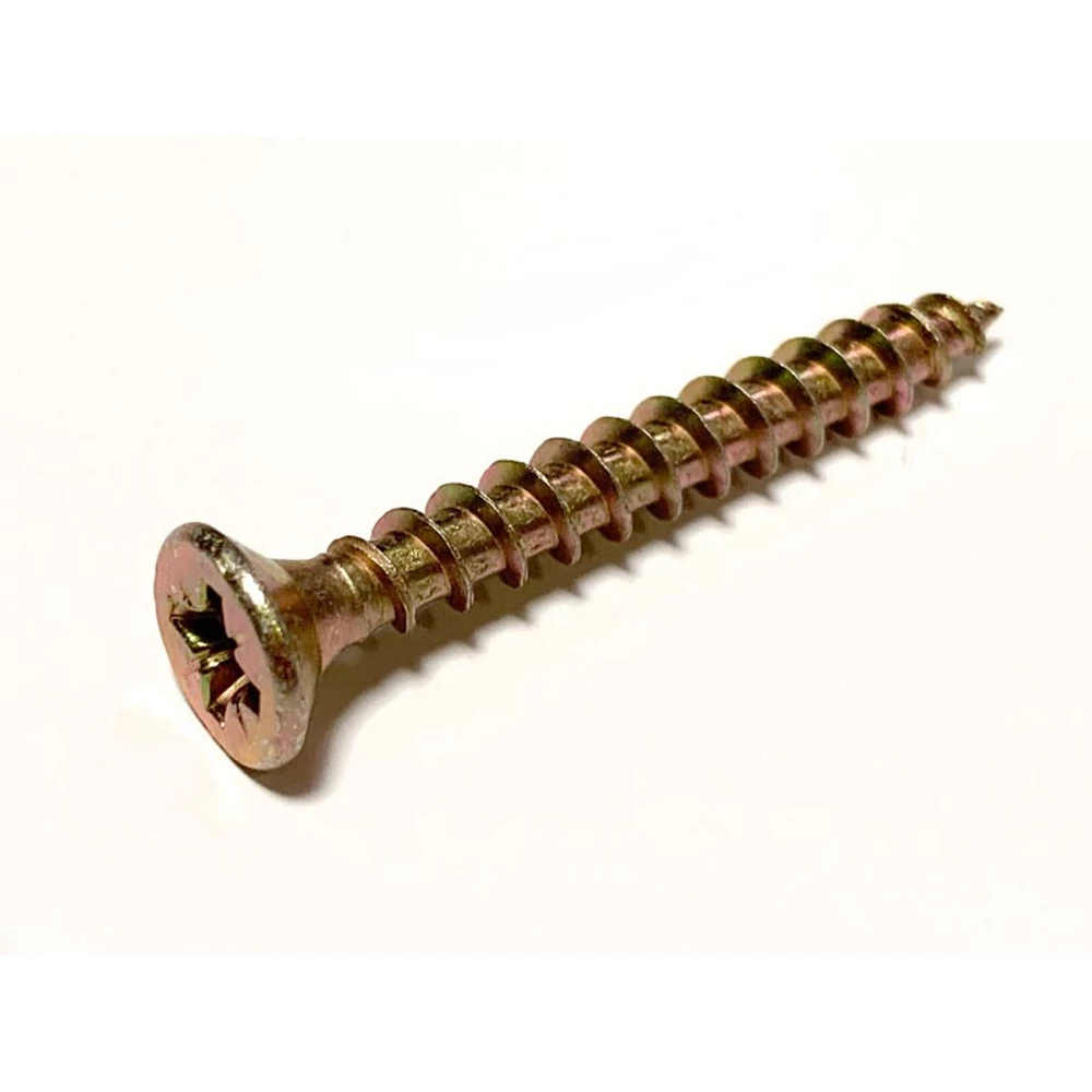 Kép 2/3 - FACSAVAR REISSER 6x50mm ACÉL, SÁRGÍTOTT, TÖVIGMENETES 200db/doboz