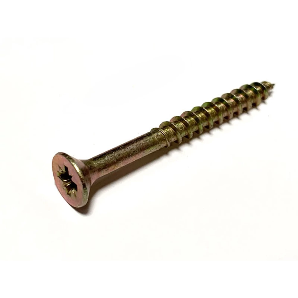 Kép 2/3 - FACSAVAR REISSER 5x50mm ACÉL, SÁRGÍTOTT, RÉSZMENETES 500db/doboz