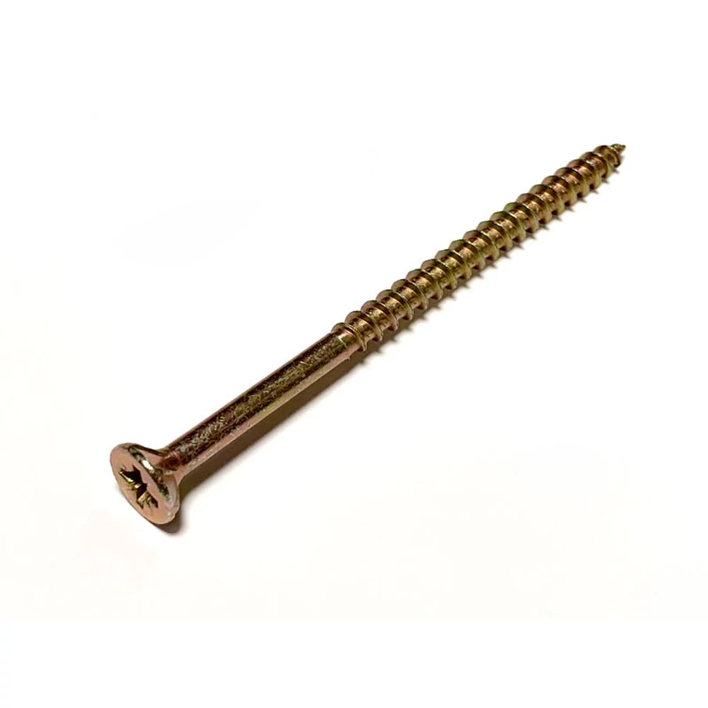 Kép 2/3 - FACSAVAR REISSER 6x100mm ACÉL, SÁRGÍTOTT, RÉSZMENETES 100db/doboz