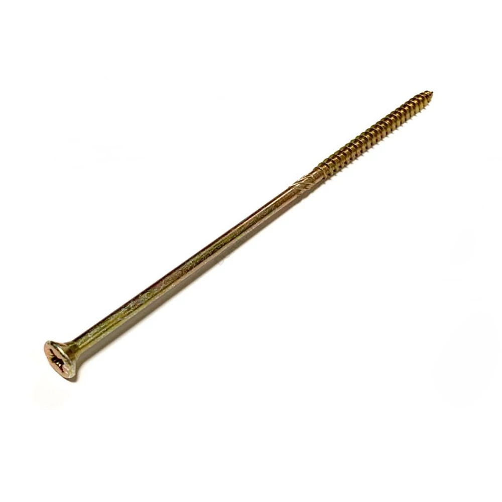 Kép 2/3 - FACSAVAR REISSER 6x180mm ACÉL, SÁRGÍTOTT, RÉSZMENETES 100db/doboz