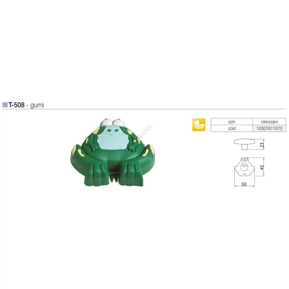 Kép 2/2 - BÚTORFOGANTYÚ T508 GOMB ZÖLD