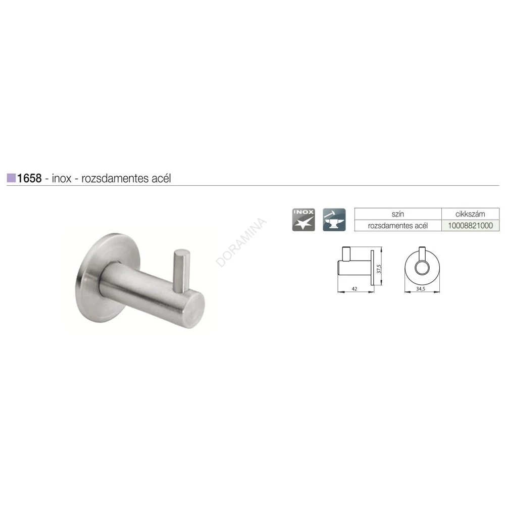 Kép 2/2 - FOGAS 1658/N1 . ACÉL