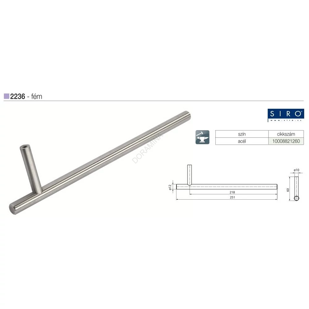 Kép 2/2 - FOGAS 2236F-251N1V1S 251 ACÉL