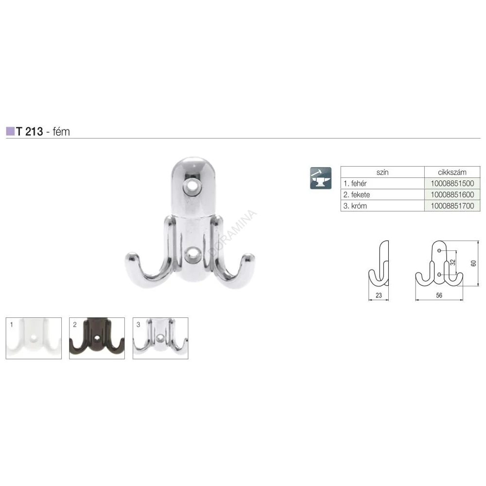 Kép 2/2 - FOGAS T 213 32 KRÓM