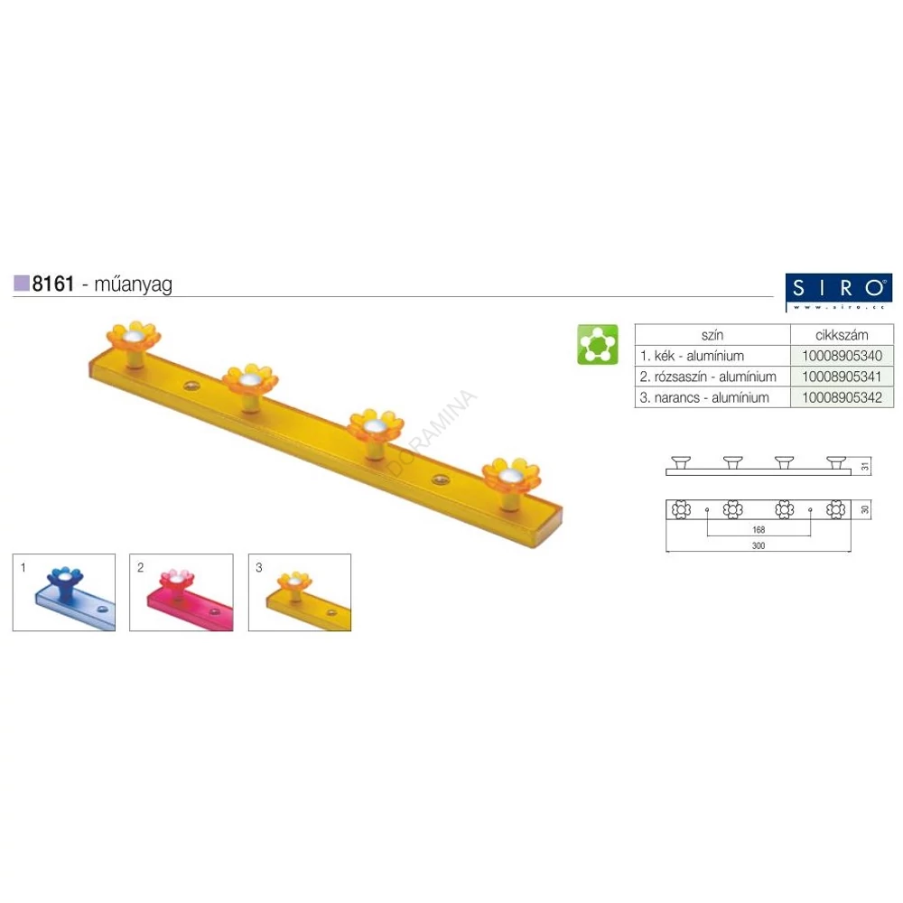 Kép 2/2 - FOGASSOR 8161 168 NARANCS