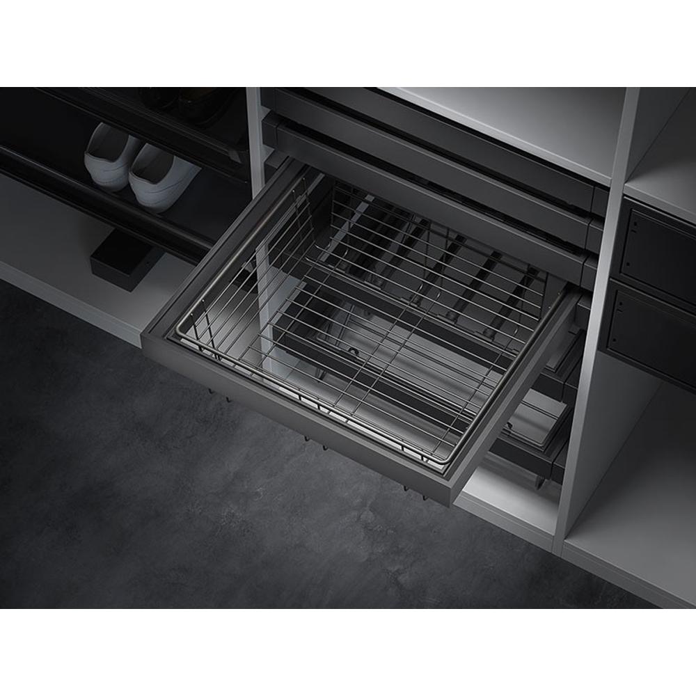 Kép 3/3 - HOME BOX FÉM TÁROLÓKOSÁR 600MM-ES, 440x155x383MM, ACÉLSZÜRKE