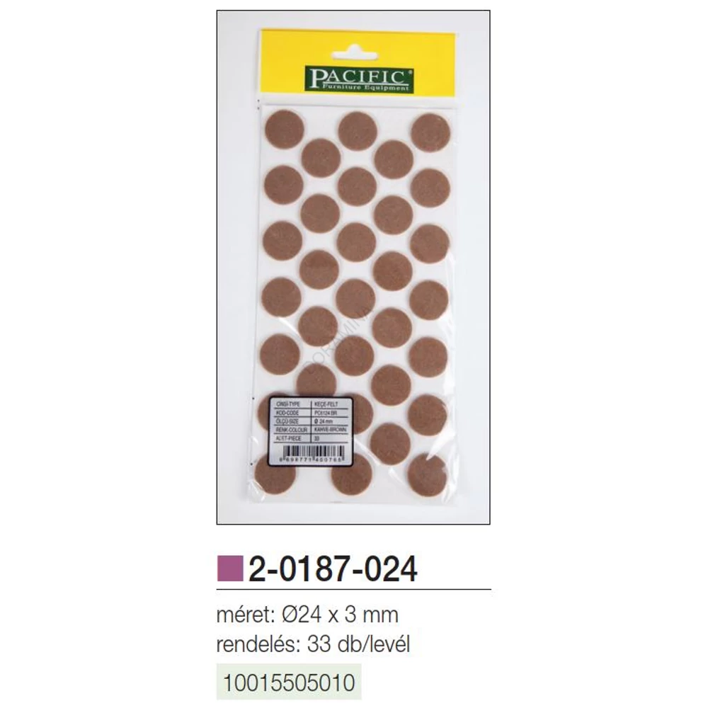 Kép 2/2 - PADLÓVÉDŐ ÖNTAPADÓS 24x3mm 33db/levél NATÚR