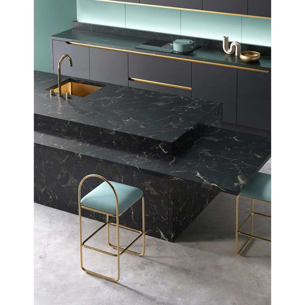 Kép 2/3 - MUNKALAP KRONO K553SU  GALAXIS 4100x635x38 mm  EGYENES ÉLZÁRT!  IKEA konyhákhoz