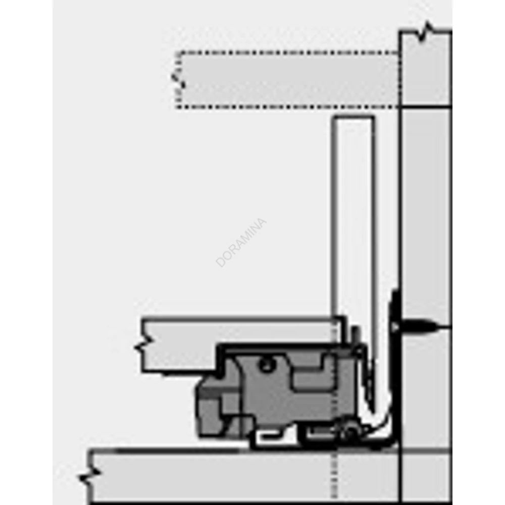 Kép 3/3 - K-BLUM Legrabox M 500 mm/40 kg, Blumotion/TOB, fehér SW-M, csavar