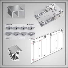 Tolóajtó szerelvények