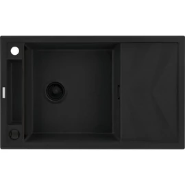 Gránit mosogató MAGNETIC 1medence + csepegtetős mosogató, antracit 820 x 500 x 219 mm 06 ZRMT113