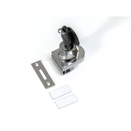 BÚTORZÁR HB LOCKS HB-11 SZIMPLA ÜVEGAJTÓZÁR KRÓM