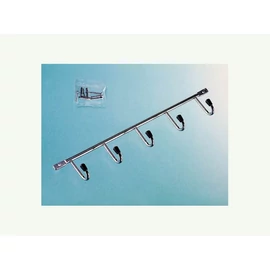 FÜRDŐSZOBAI TÁROLÓ PAG05 5 RÉSZES FOGASSOR 345×55×32 mm KRÓM