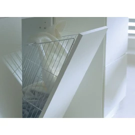 FÜRDŐSZOBAI TÁROLÓ KBPBGC SZENNYESTARTÓ KOSÁR 325×580×240 mm KRÓM Hiv.: