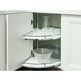 BELSŐ FÉMRÁCS KCM660TF FÉLKÖR KOSÁR GARNITÚRA 668×645/720×371mm KRÓM-FEHÉR