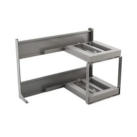 BELSŐ FÉMRÁCS FLYBST452  SAROKSZEKRÉNYBE SZERELHETŐ 830x545x470mm ANTRACIT