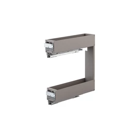 BELSŐ FÉMRÁCS LAMINA ELQGM152SXLGM BALOS OLDALLAPRA SZERELHETŐ 108×467×475mm ANTRACIT