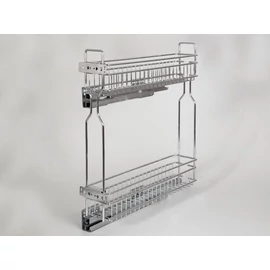 BELSŐ FÉMRÁCS HFR150 OLDALLAPRA SZERELHETŐ TELJESEN KIHÚZHATÓ CSILLAPÍTOTT POLC 111x545x468mm KRÓ