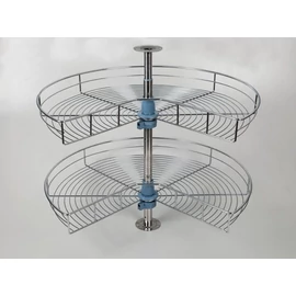 BELSŐ FÉMRÁCS 24313 3/4 FORGÓKOSÁR GARNITÚRA 710x560/790 mm KRÓM