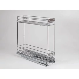 BELSŐ FÉMRÁCS 24270.200 FENÉKLAPRA SZERELHETŐ 2 RÉSZES KIHÚZHATÓ POLC 145x510x475mm KRÓM
