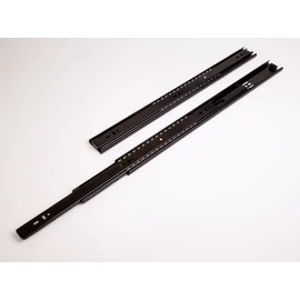 GOLYÓS FIÓKCSÚSZÓ HOME BOX HB45 X 45mm TELJESEN KIHÚZHATÓ 300mm TEHERB.:30kg FEKETE