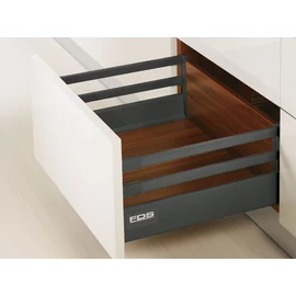 FDS DUPLAFALÚ FÉM FIÓKOLDAL FDS-CLASSIC PO D PUSH OPEN  450mm H210 40kg ANTRACIT