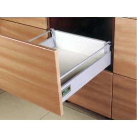 FDS DUPLAFALÚ FÉM FIÓKOLDAL FDS-DF PO-S B PUSH OPEN SZINKR 550mm, 40kg SZÜRKE