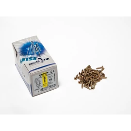 FACSAVAR REISSER 3,5x18mm ACÉL, SÁRGÍTOTT, TÖVIGMENETES 1000db/doboz