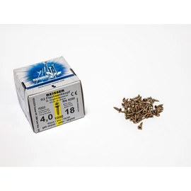 FACSAVAR REISSER 4x18mm ACÉL, SÁRGÍTOTT, TÖVIGMENETES 1000db/doboz
