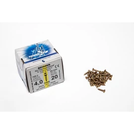 FACSAVAR REISSER 4x20mm ACÉL, SÁRGÍTOTT, TÖVIGMENETES 1000db/doboz