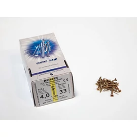 FACSAVAR REISSER 4x33mm ACÉL, SÁRGÍTOTT, TÖVIGMENETES 1000db/doboz