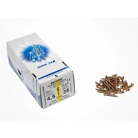 FACSAVAR REISSER 4,5x35mm ACÉL, SÁRGÍTOTT, TÖVIGMENETES 1000db/doboz